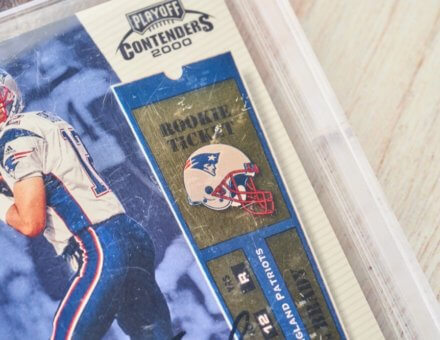 2000 Playoff Contenders Tom Brady Autographed Rookie Card