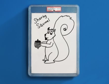 GARY VEE: ORIGINAL VEEFRIEND SKETCH (SHARING SQUIRREL)