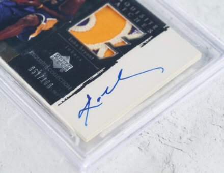 2003-04 Upper Deck Exquisite Collection Autographed Kobe Bryant Card