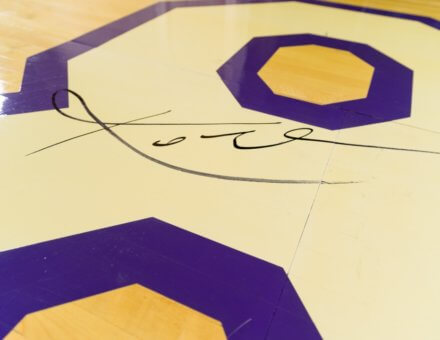 2016 Kobe Bryant Farewell Game Hardwood (Signed)