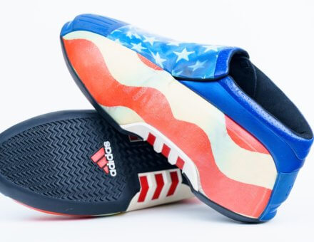 2002 LeBron High School Sneakers Gifted by Kobe