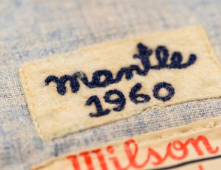 1960 Mickey Mantle Game-Worn Jersey (Signed)