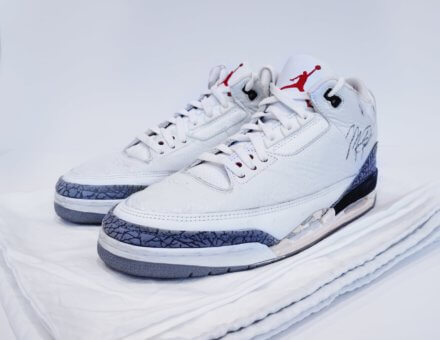 1988 Michael Jordan Nike Air Jordan III Sneakers (Signed)