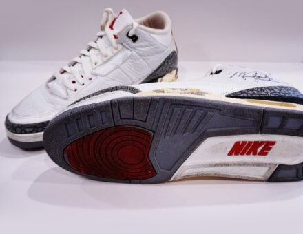 1988 Michael Jordan Nike Air Jordan III Sneakers (Signed)