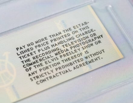 1977 Elvis Presley Last Live Performance Ticket