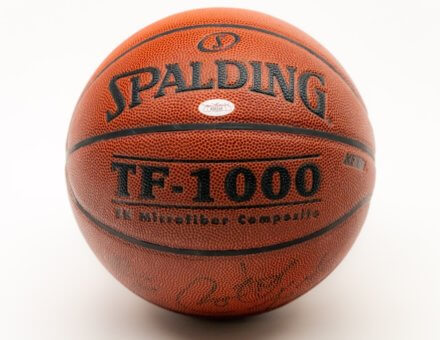 OBAMA, LEBRON, KOBE, CARMELO & MAGIC AUTOGRAPHED PICK-UP GAME BASKETBALL