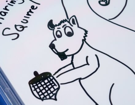 GARY VEE: ORIGINAL VEEFRIEND SKETCH (SHARING SQUIRREL)