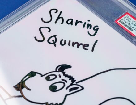 GARY VEE: ORIGINAL VEEFRIEND SKETCH (SHARING SQUIRREL)