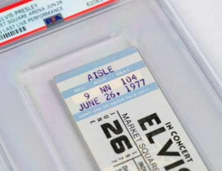 1977 Elvis Presley Last Live Performance Ticket