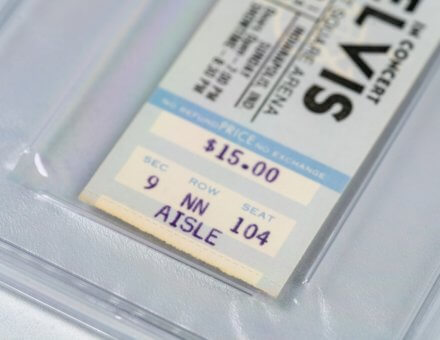 1977 Elvis Presley Last Live Performance Ticket