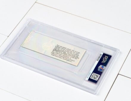 1977 Elvis Presley Last Live Performance Ticket