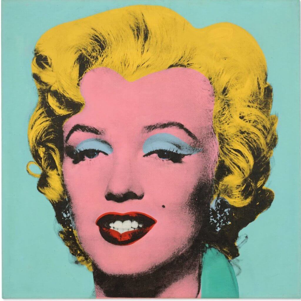 Andy Warhol’s “Shot Sage Blue Marilyn” (1964), Andy Warhol