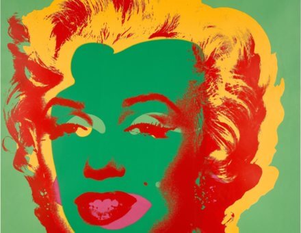 1967 ANDY WARHOL MARILYN MONROE SIGNED PRINT