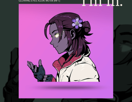 GLOWING EYES AZUKI #6704 (NFT)